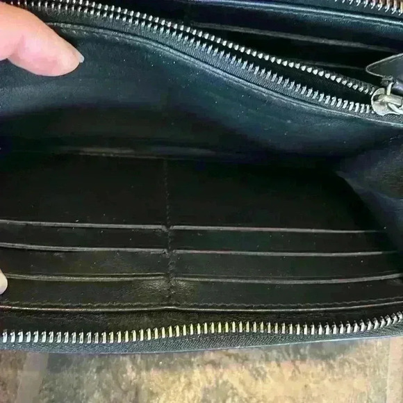 Jimmy Choo Carnaby Star Studded Zippy Wallet - Picture 6 of 9